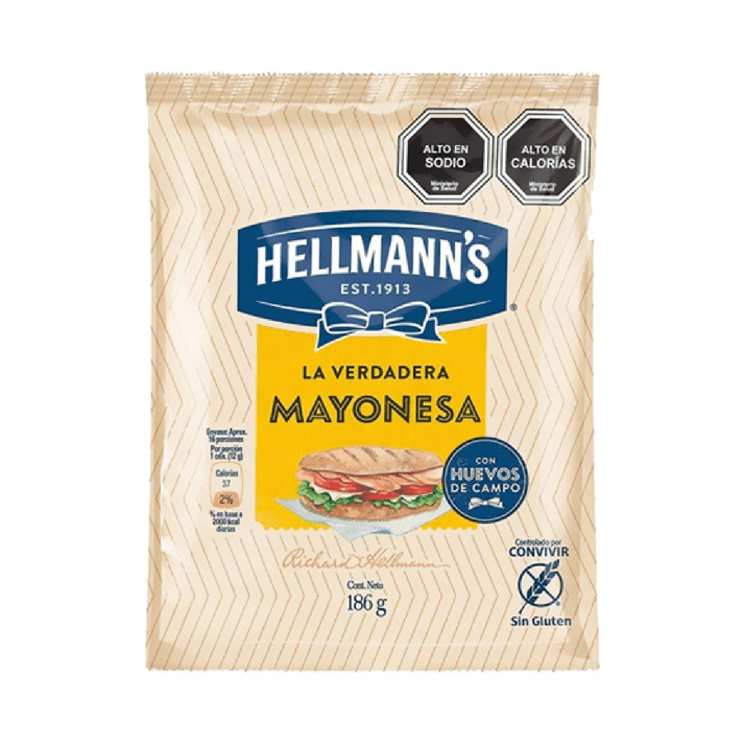 Mayonesa Hellmann's 186 Gr