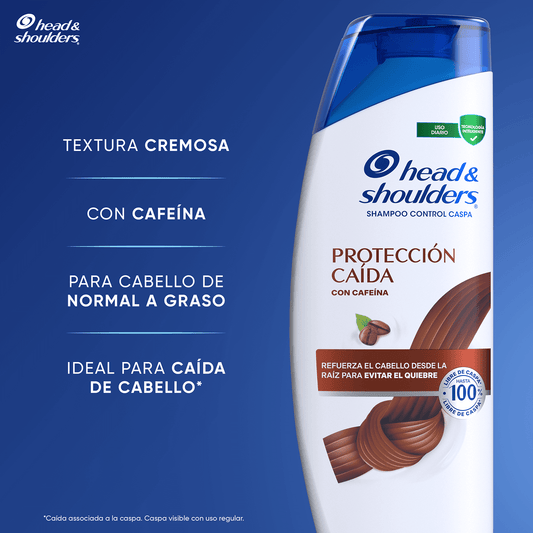 Shampoo Head&Shoulders con Cafeína 375 Ml
