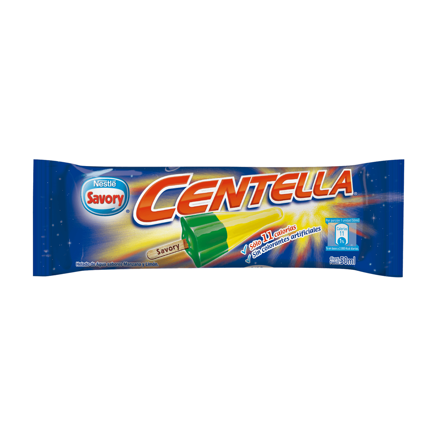 Helado Centella Manzana Limón Savory 50 Ml