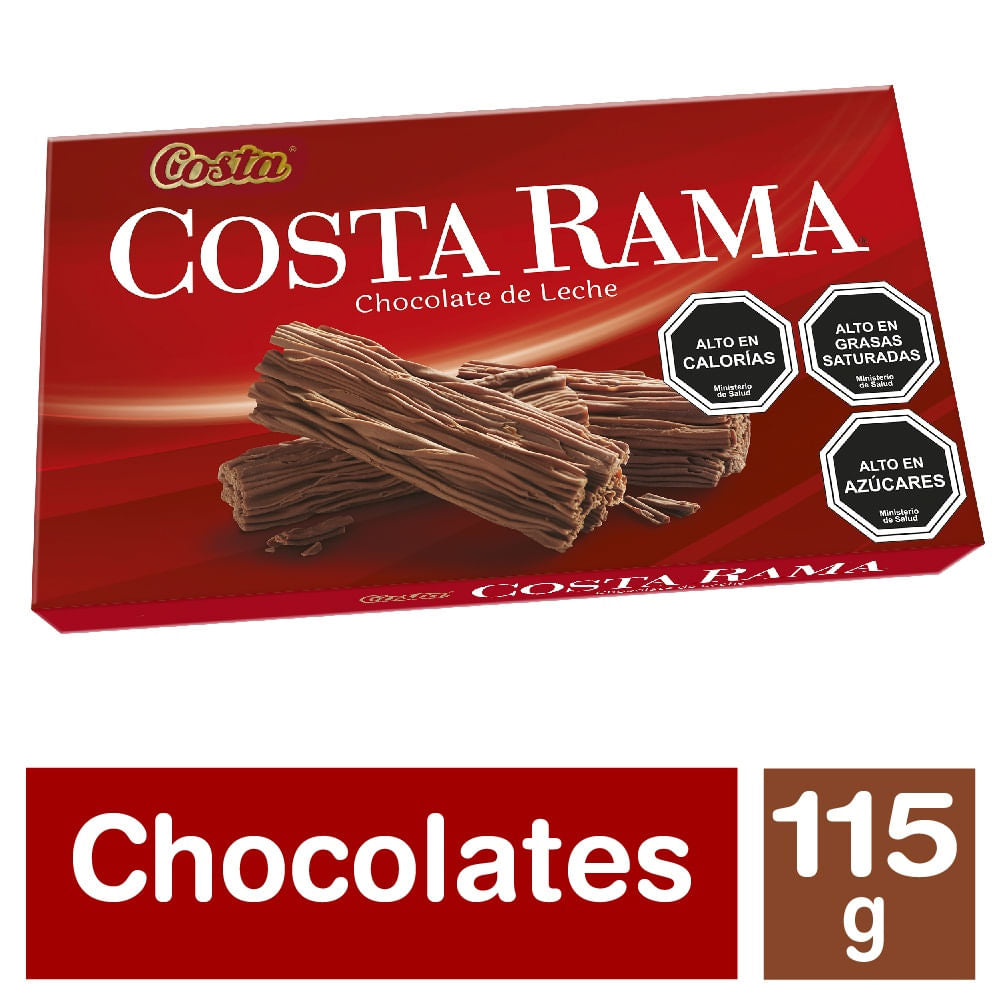 Chocolate de Leche Costa Rama 115g