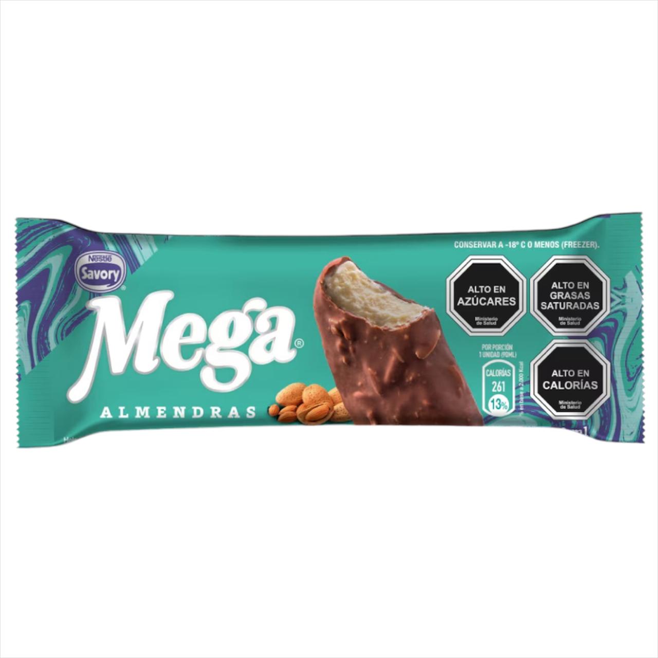 Helado Savory Mega Vainilla Almendra 90 ml