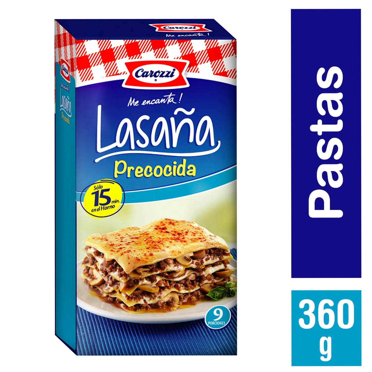 Carozzi Lasaña Precocida 360 Gr
