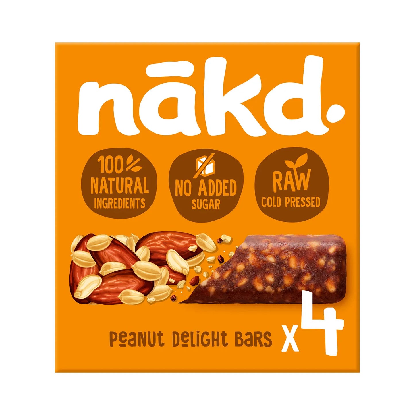 Barras Nakd Peanut Delight 4un 140g