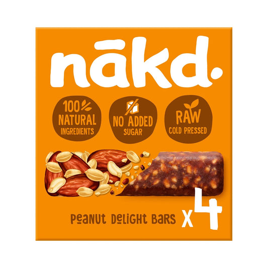 Pack 2 Un Barra Nakd Peanut Delight 280g