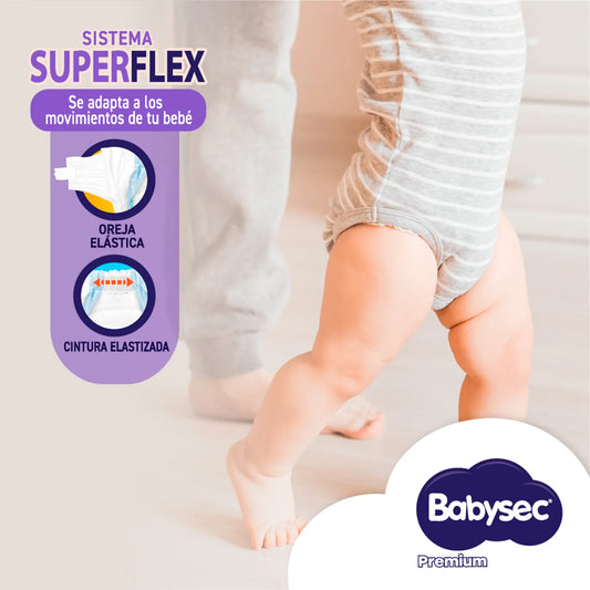 Pañal Babysec Premium XG 14 Un