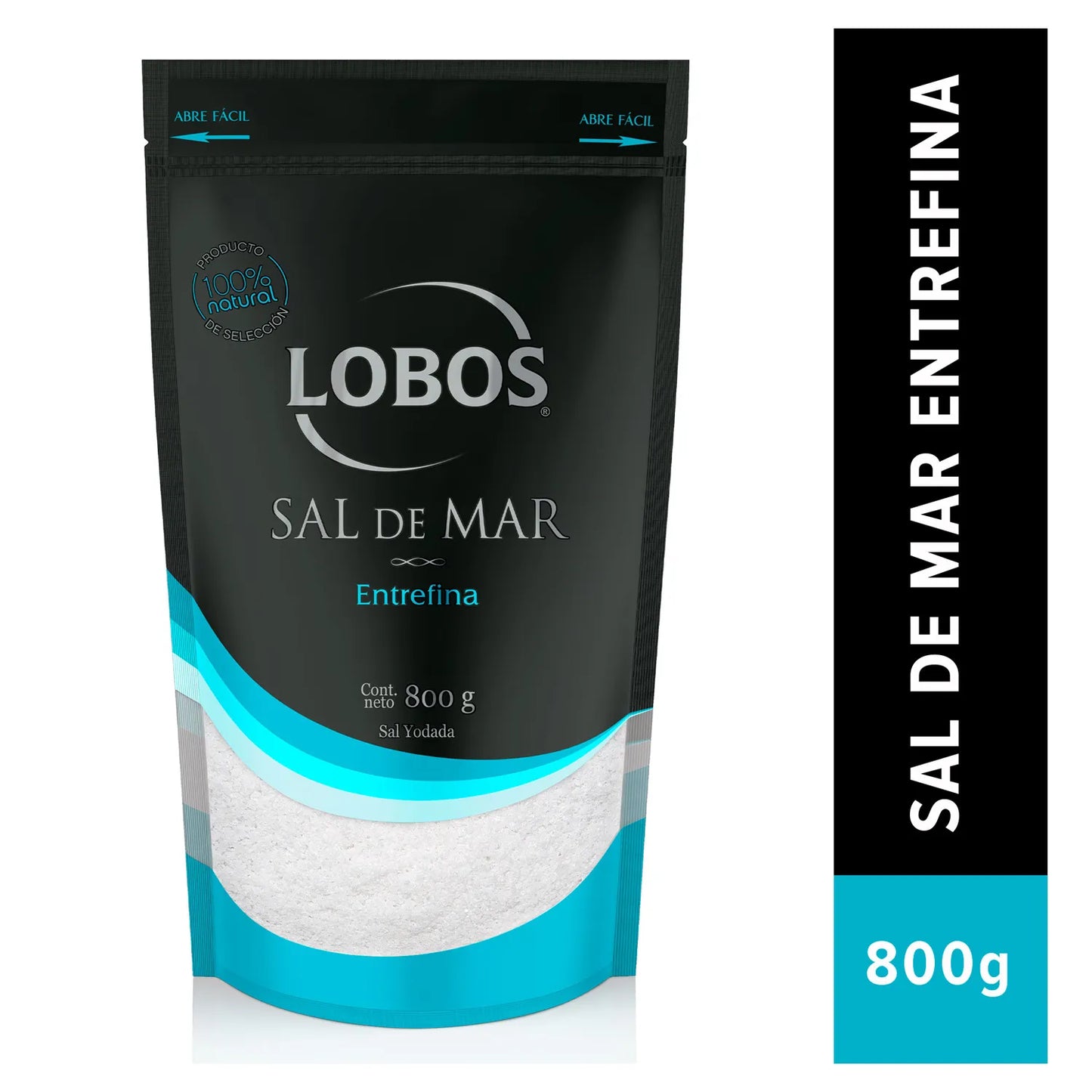 Sal De Mar Entrefina Lobos 800 Gr