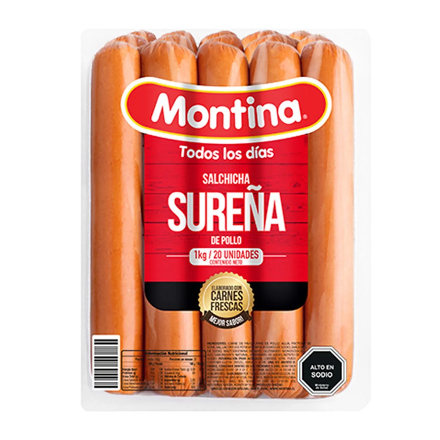 Vienesas Montina Sureña 1 Kg