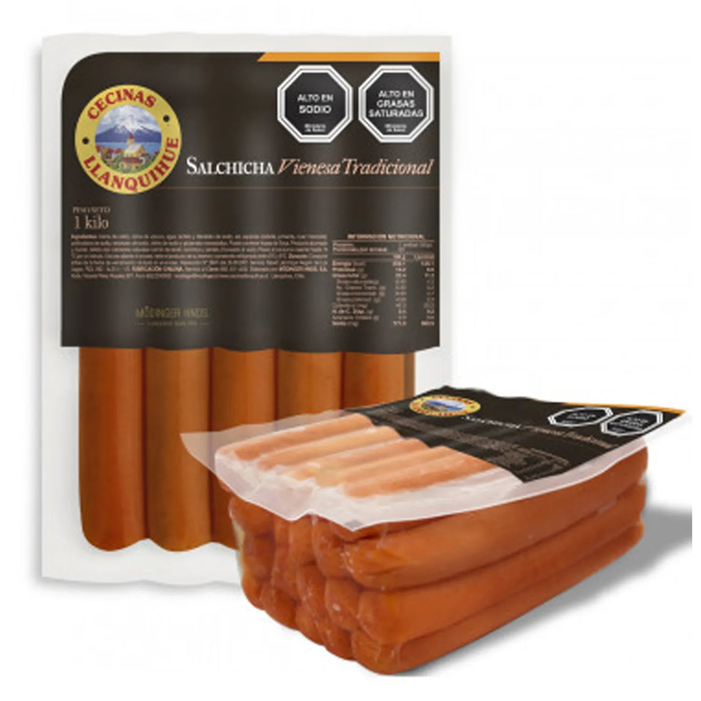 Salchicha Llanquihue Tradicional 20 un 1 Kg