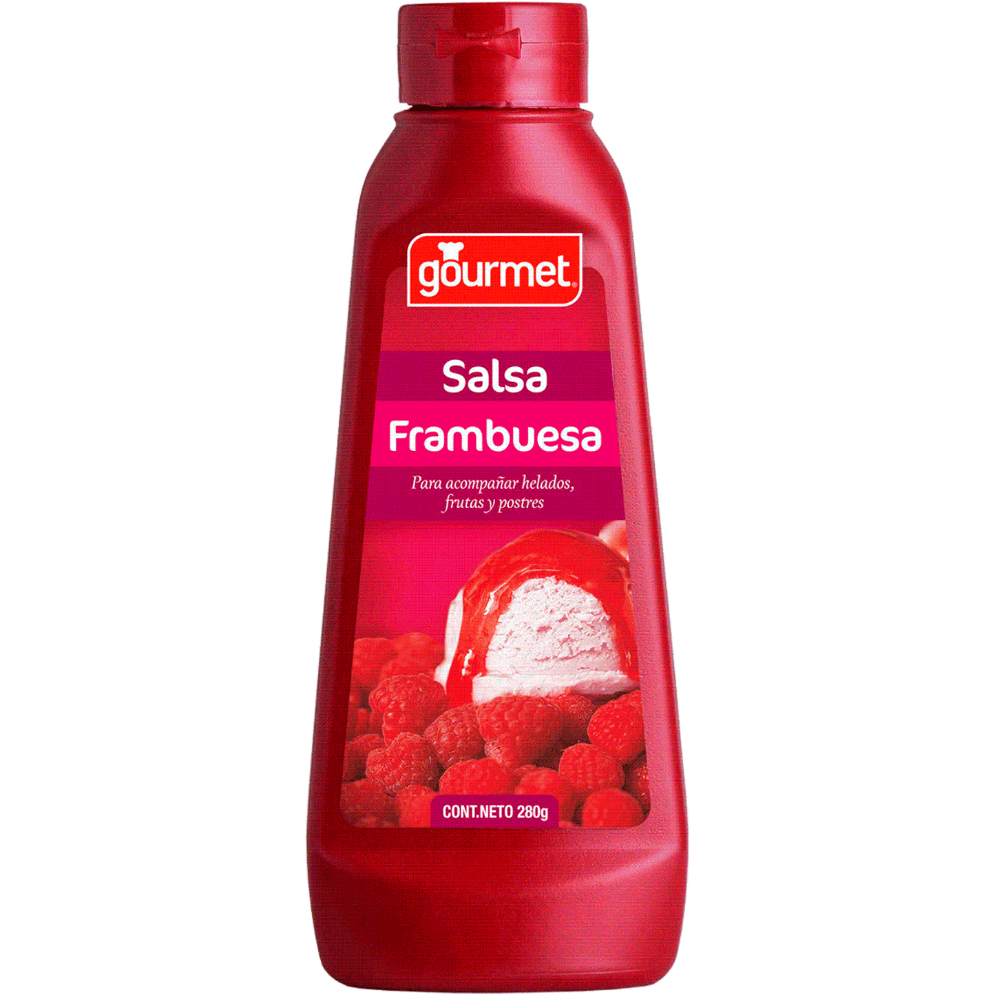 Salsa Para Postres Gourmet Frambuesa 280 Gr