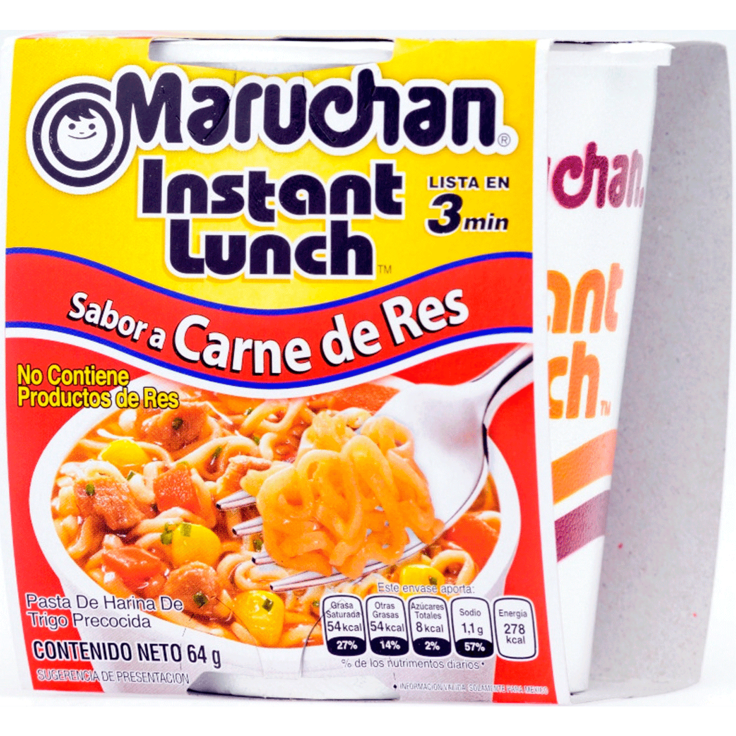 Maruchan Sopa Instantánea Sabor Carne De Res 64 Gr