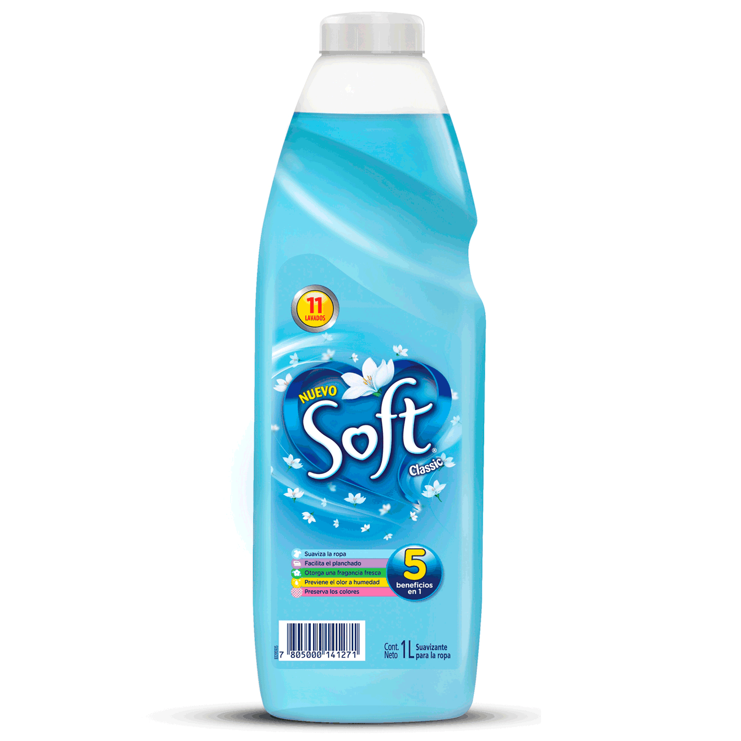 Suavizante Líquido Soft Clasicc 1000 Ml