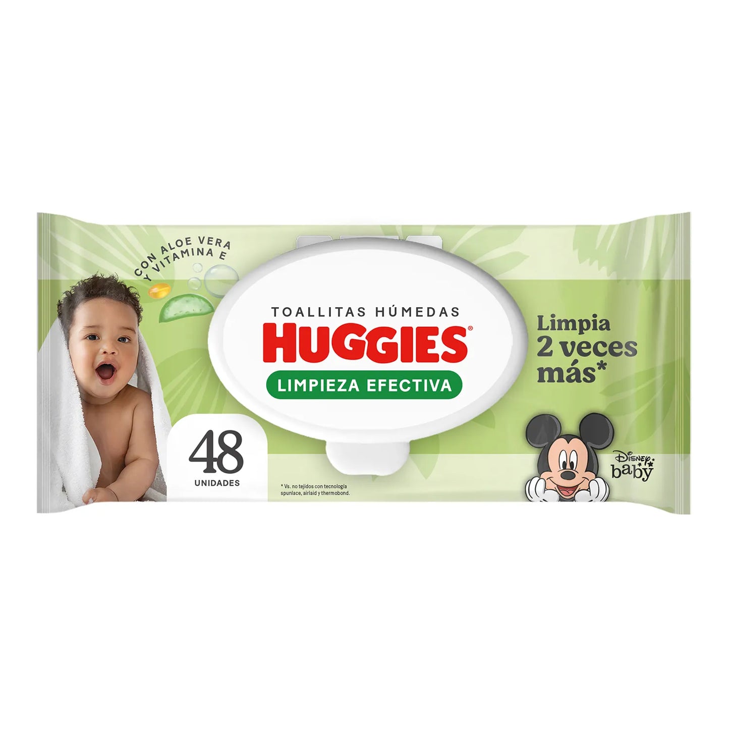 Toallitas Húmedas Huggies Limpieza Efectiva 48 Un