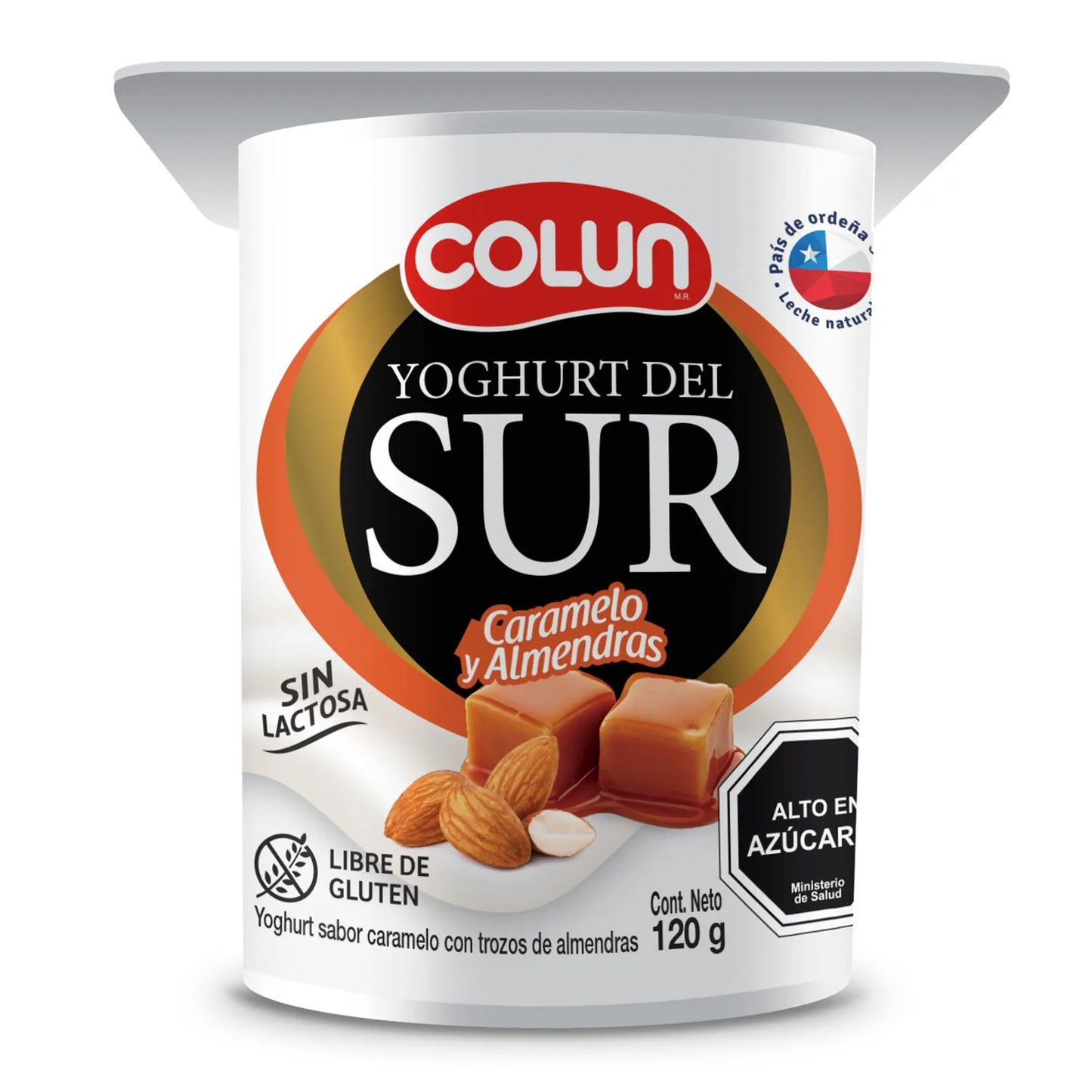 Yoghurt Del Sur Colun Caramelo Y Almendra 120 Gr