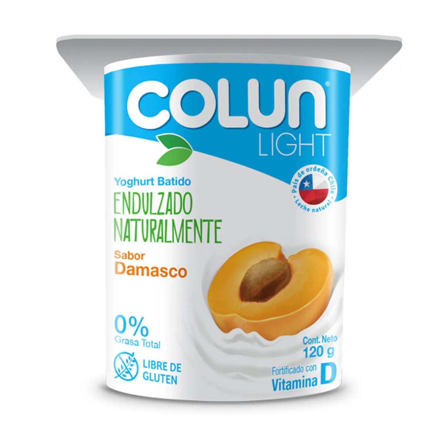 Yoghurt Light Colun Damasco 120 Gr