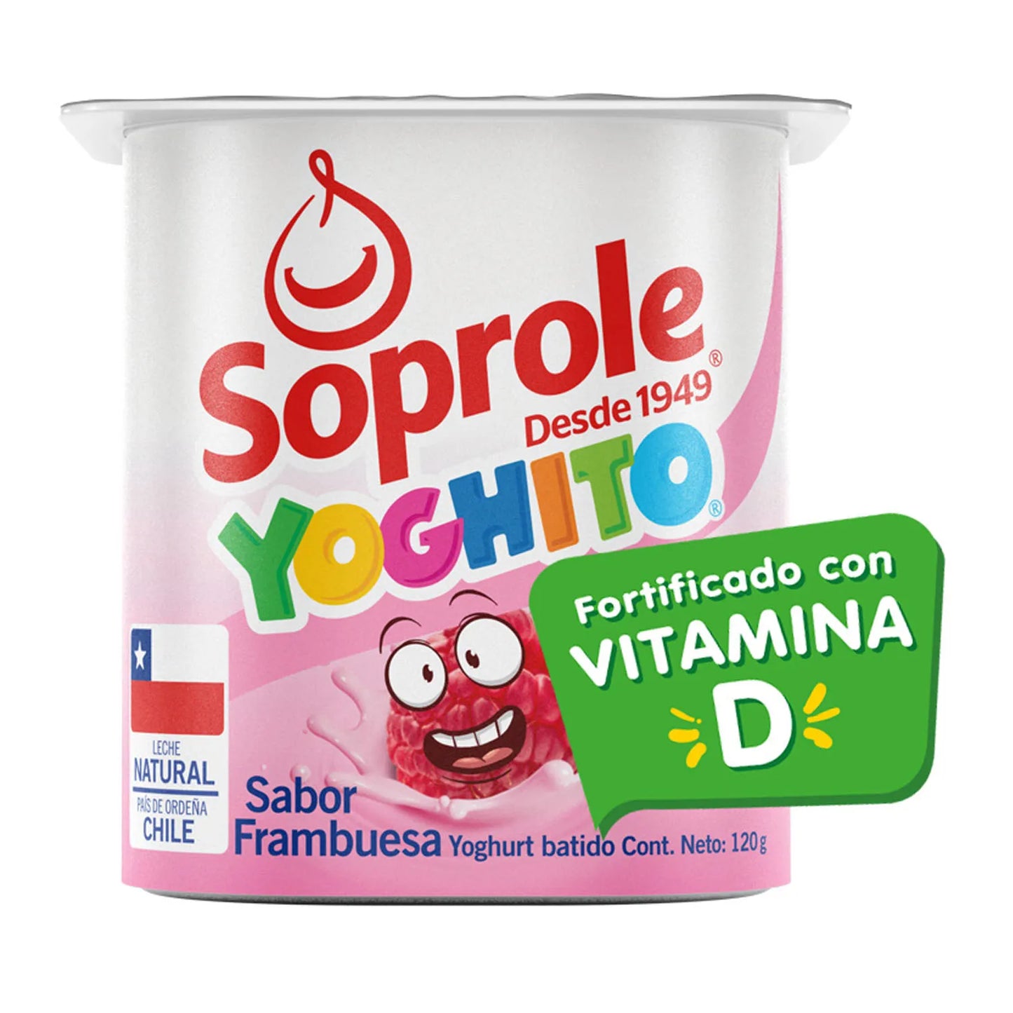 Yoghurt Yoghito Frambuesa Soprole 120 Gr