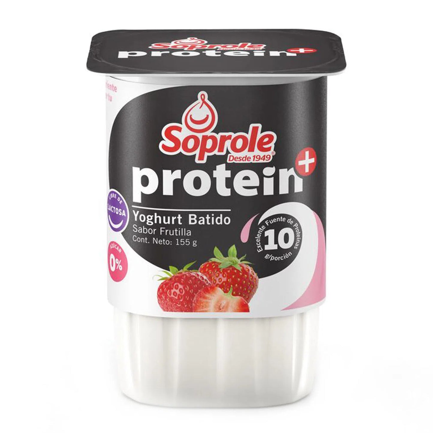Yoghurt Soprole Frutilla Proteín 155 Gr