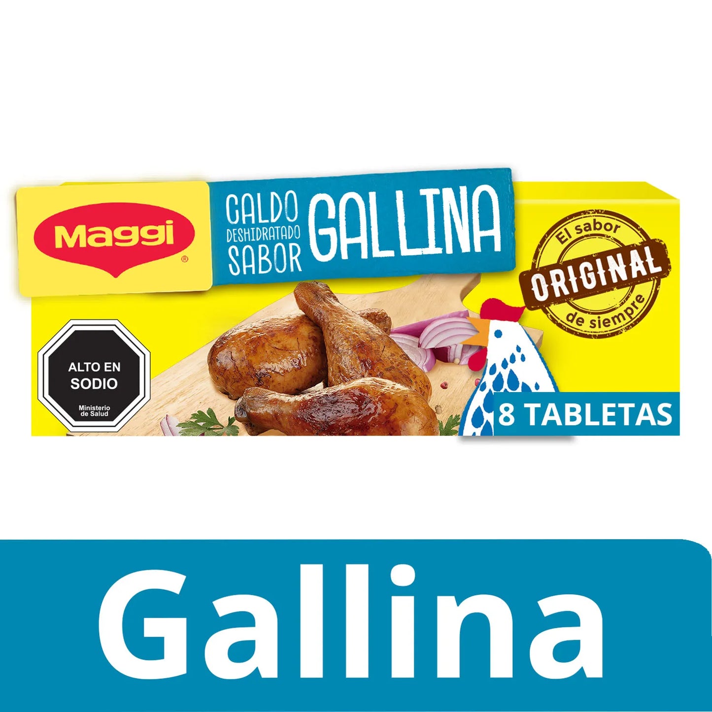 Caldo Sabor Gallina 8 Un Maggi 80 Gr