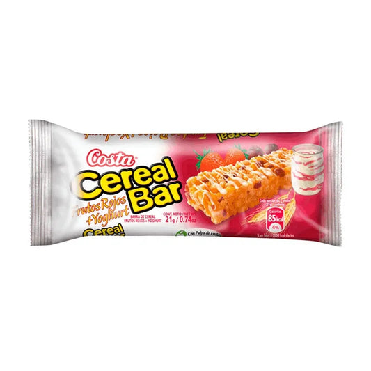 Barra de Cereal Cereal Bar Frutos Rojos + Yoghurt 20 un 420 g