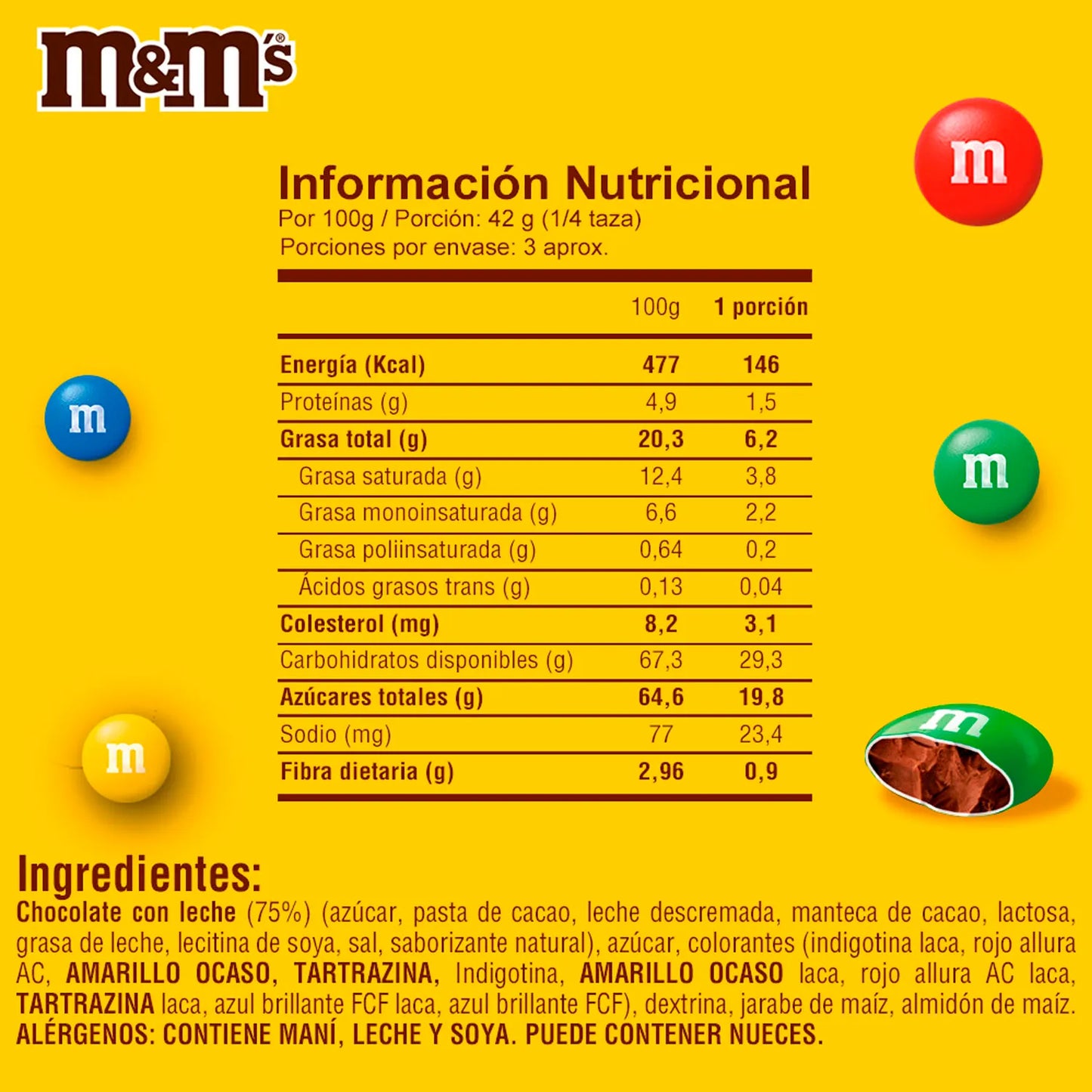 Chocolate De Leche Mini M&M 31 Gr