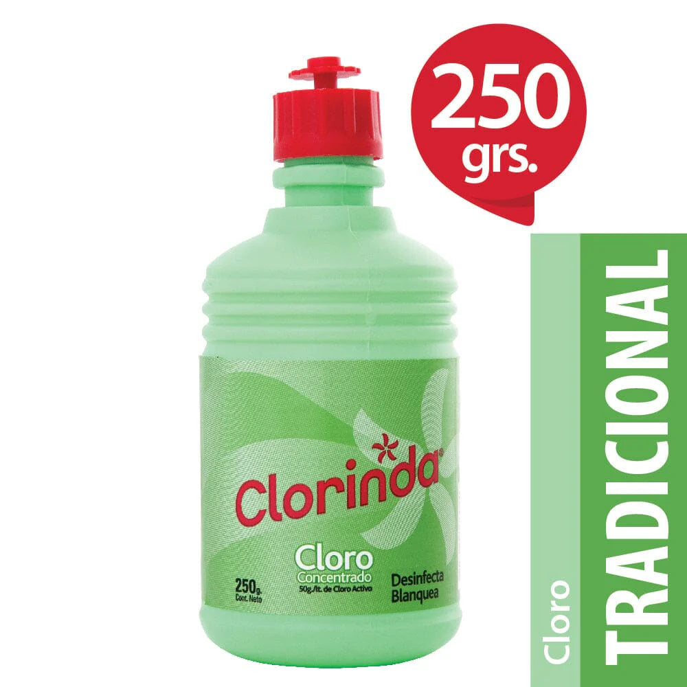 Cloro Concentrado Clorinda 250 Gr