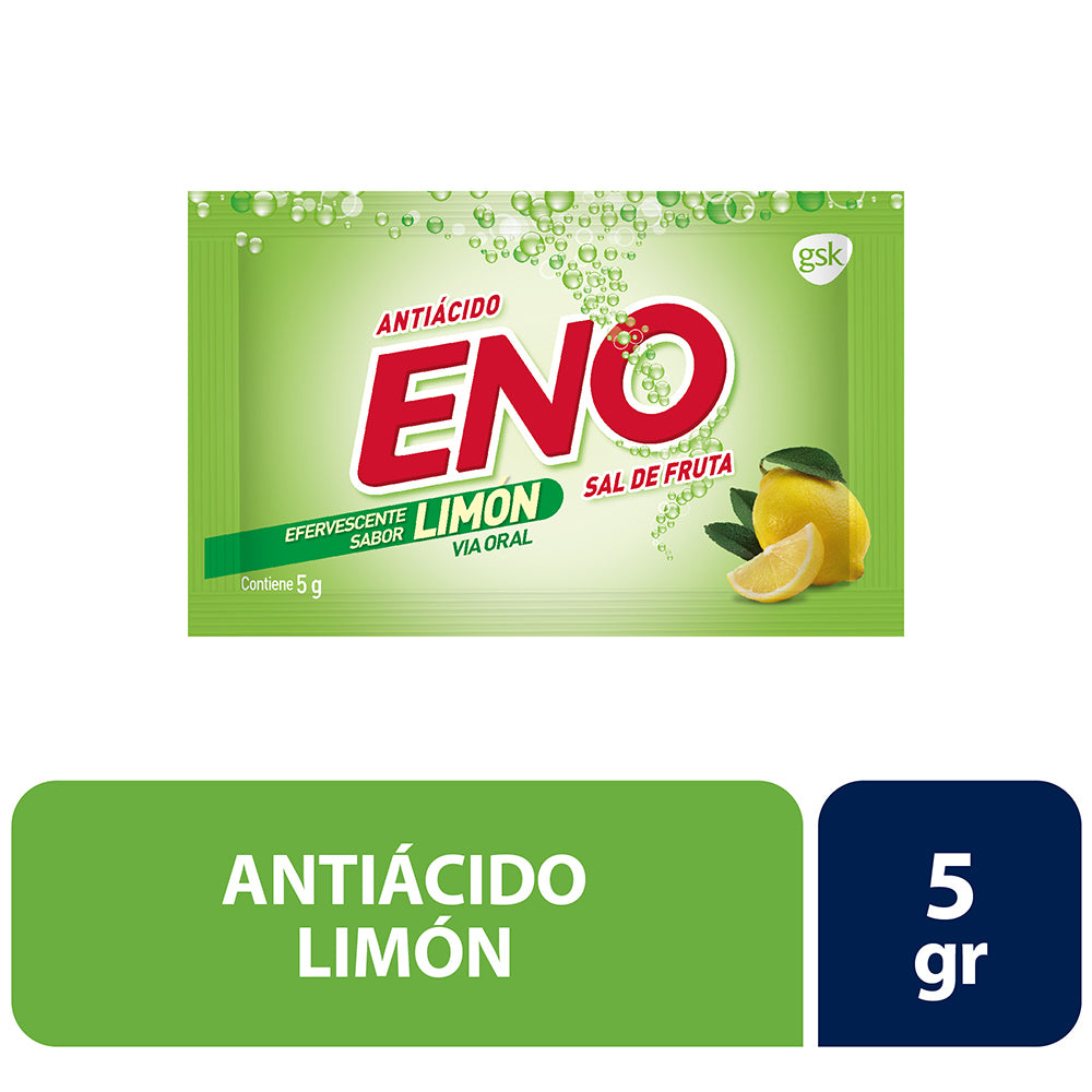 Sal De Fruta Eno Sabor Limón 5 Gr