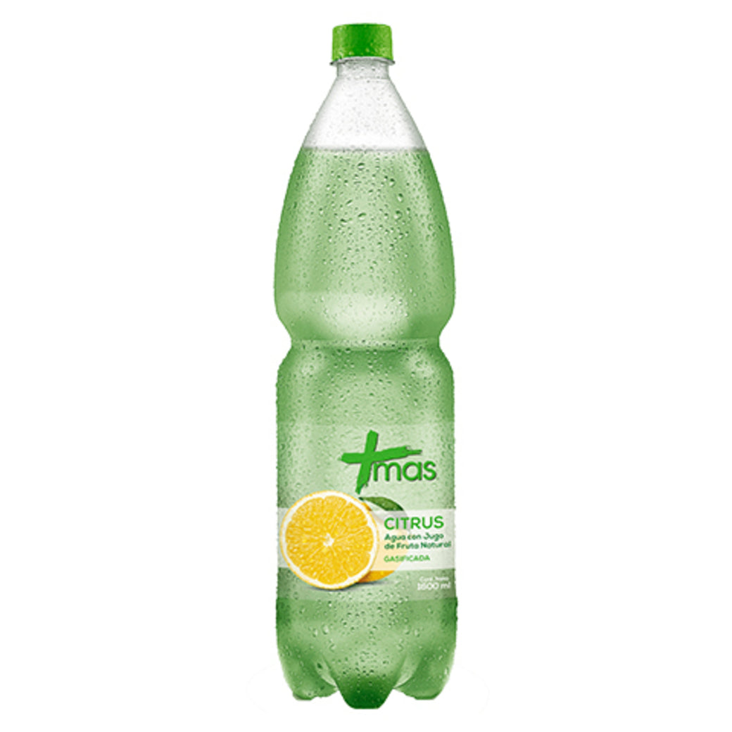 Agua Saborizada Mas Citrus Gasificada 1.6 Lt