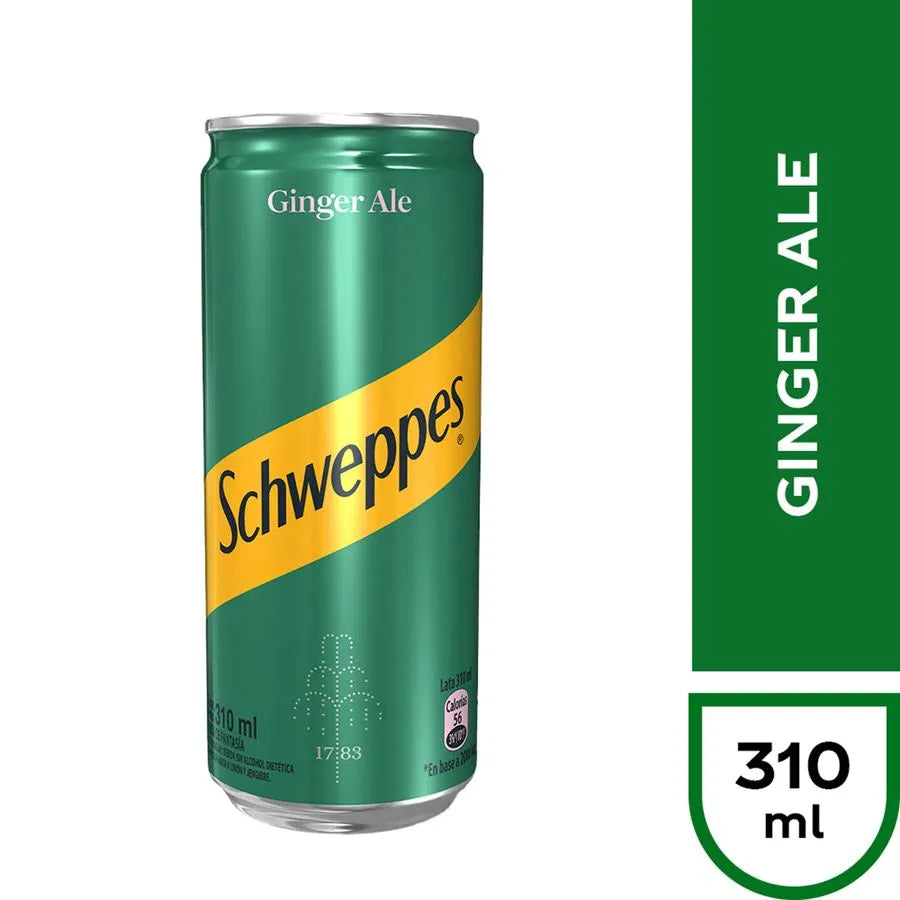 Bebida Ginger Ale Schweppes Lata 310ml