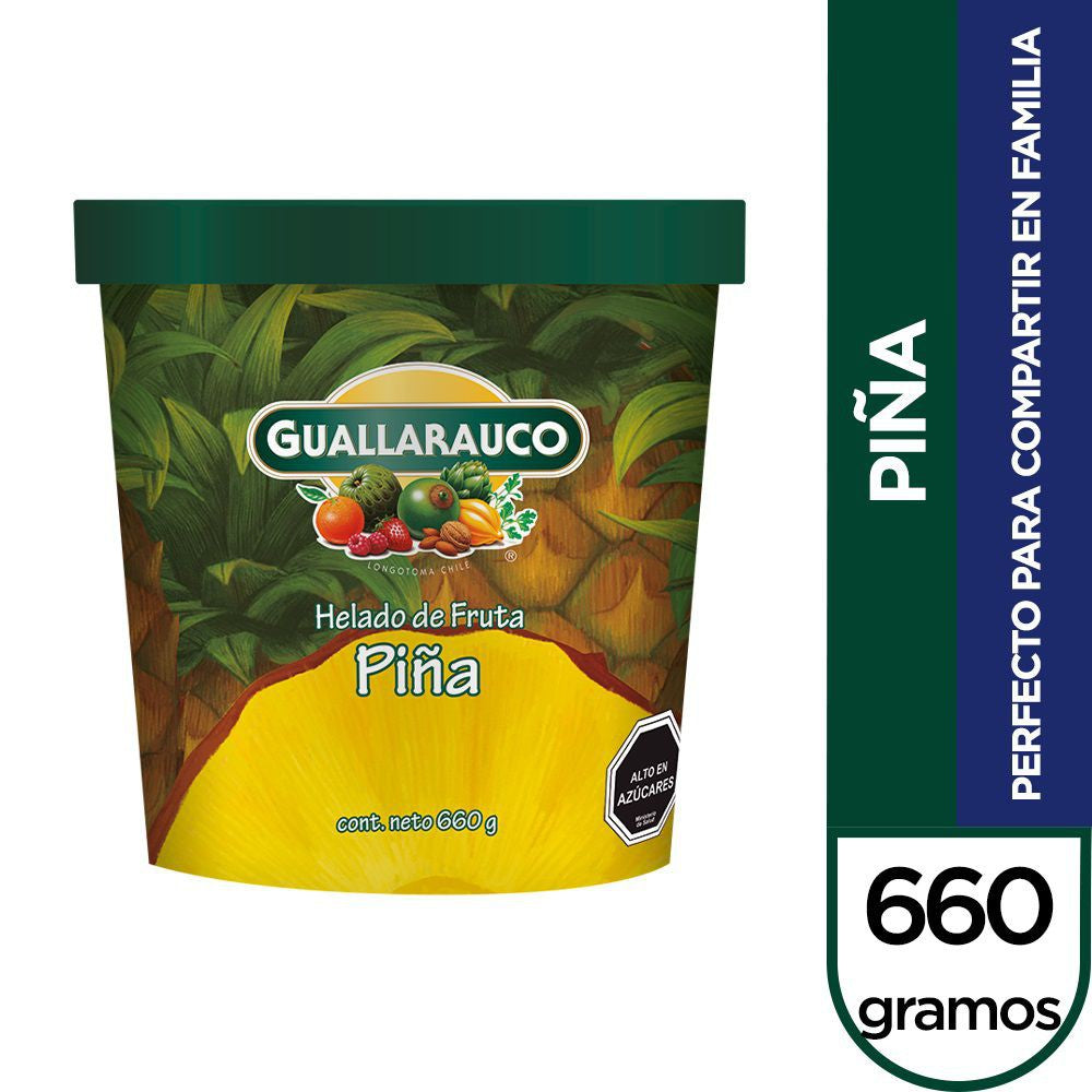Helado de Fruta Piña Guallarauco 660g