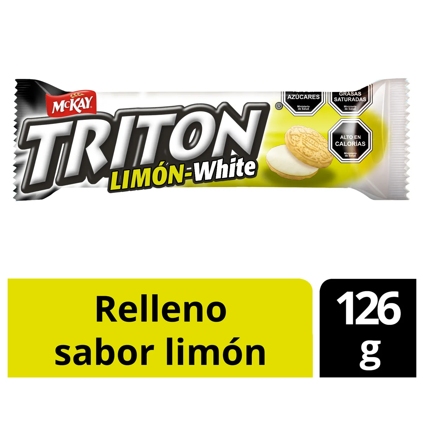 Galleta Triton Limón White 126 Gr