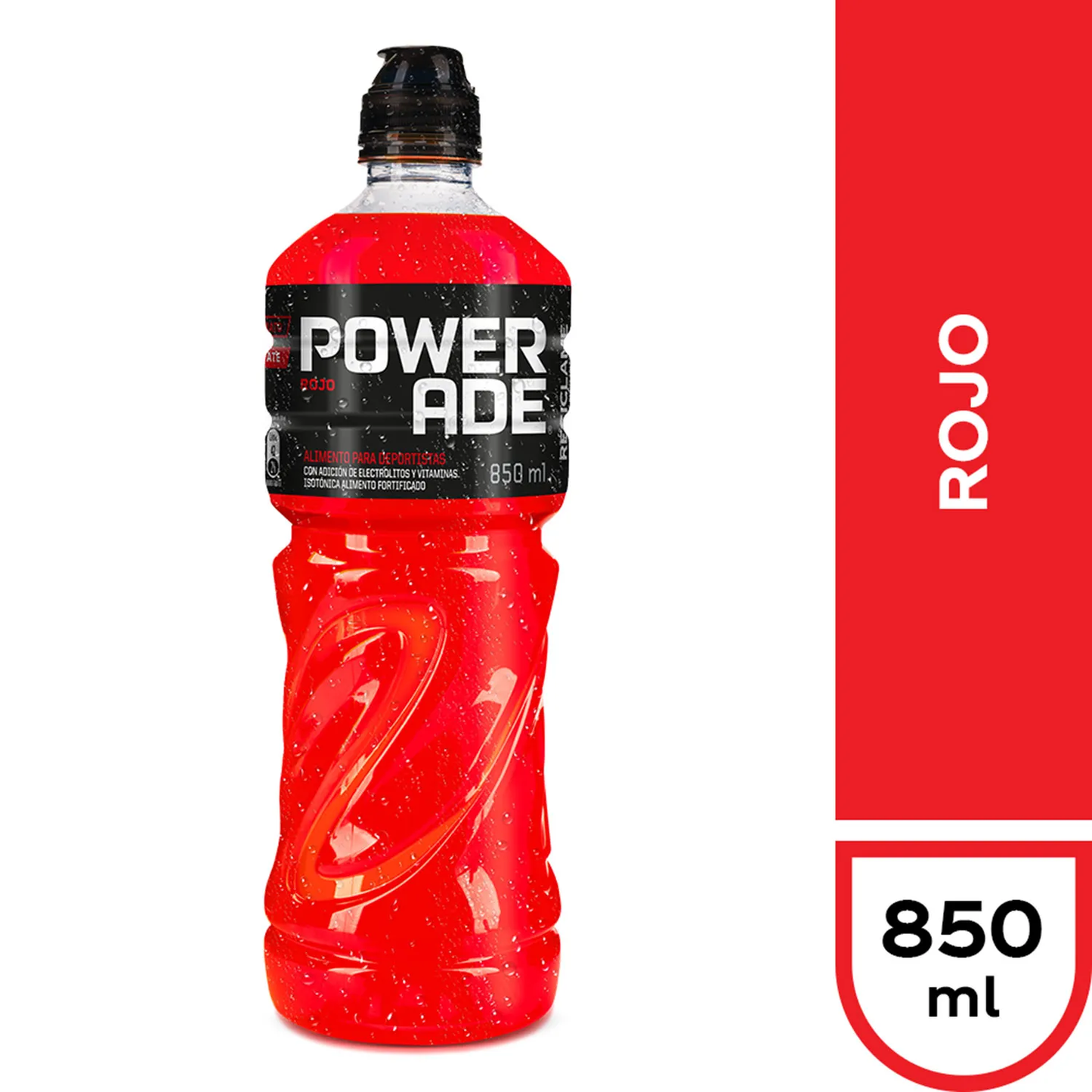 Powerade Bebida Isotónica Roja 850 ml