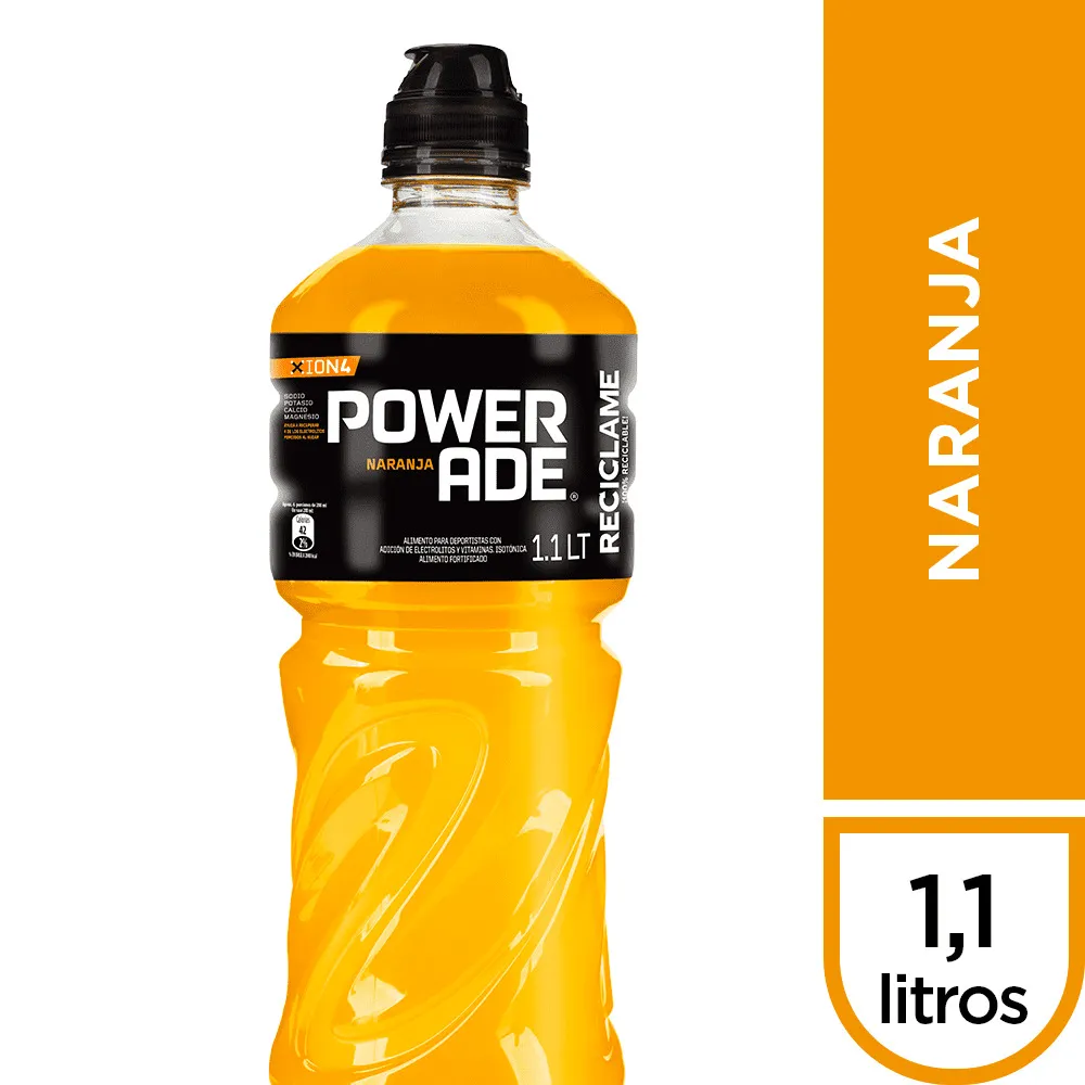 Powerade Bebida Isotónica Naranja Blast 1Lt