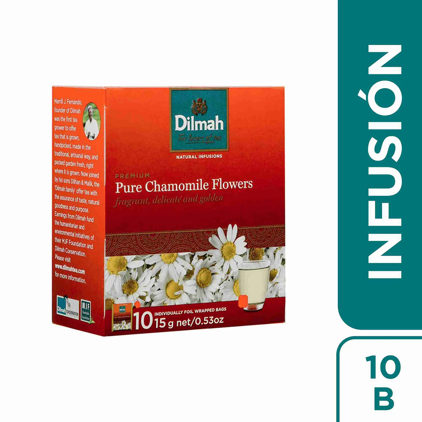 Té Pure Camomilla Dilmah 10 Un