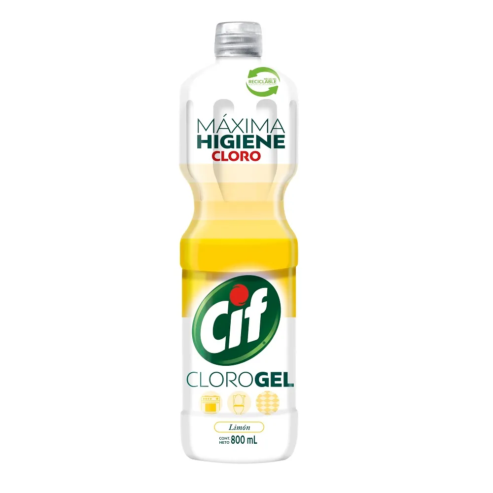 Cloro Gel Cif Limón 800 Ml