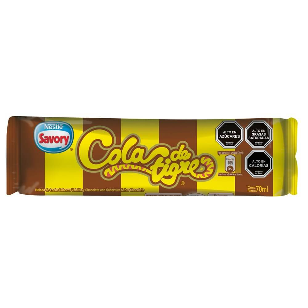 Helado Cola de Tigre Savory 70 Ml