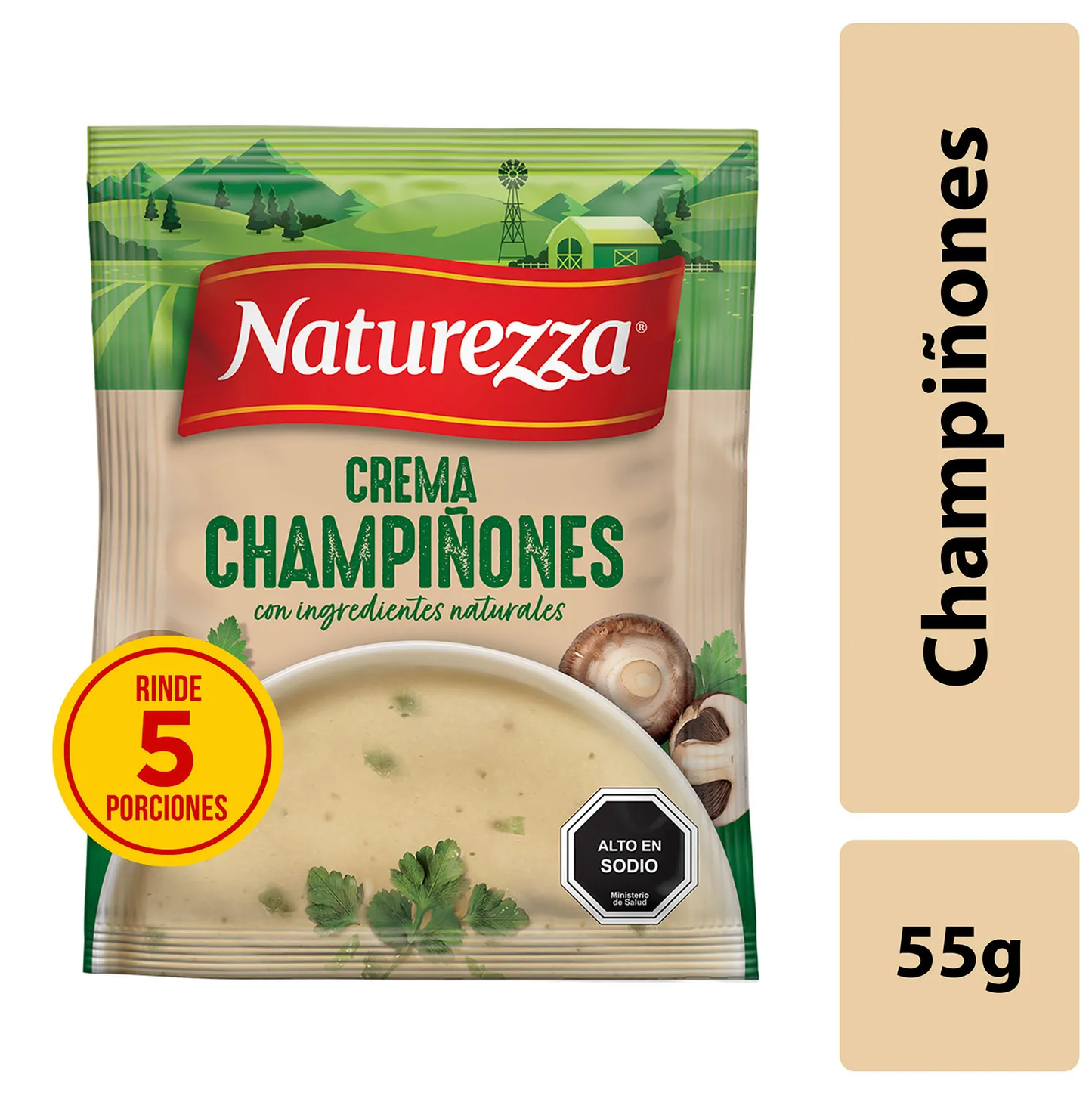 Crema Champiñones Naturezza 55 Gr