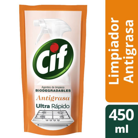 Cif Limpiador Antigrasa Recarga 450 Ml