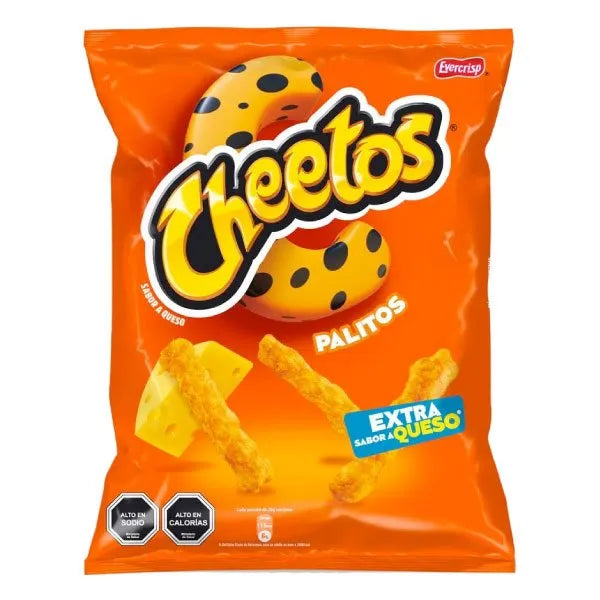 Cheetos Palitos Extra Queso 280 Gr