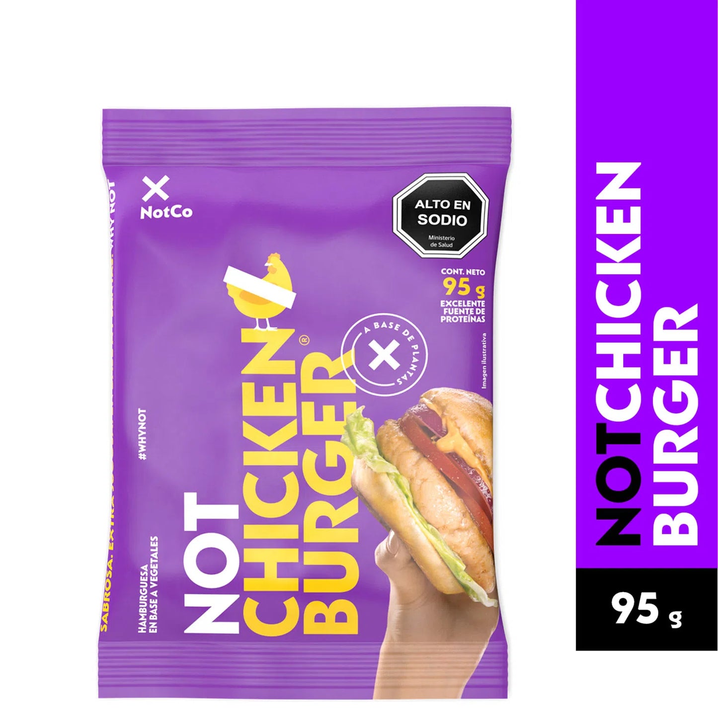 Hamburguesa Vegetal Not Chicken Burger 95g