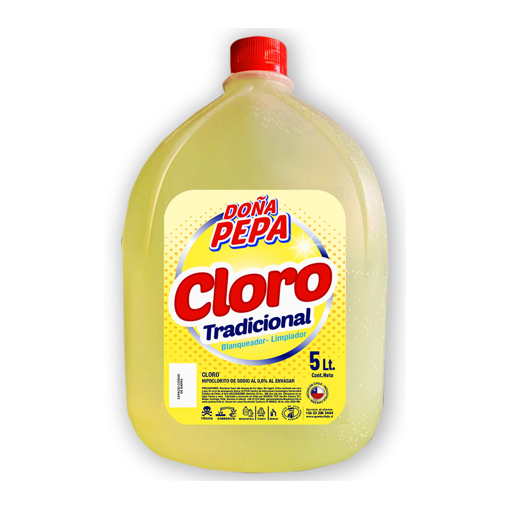 Cloro Tradicional Doña Pepa 5 Lt
