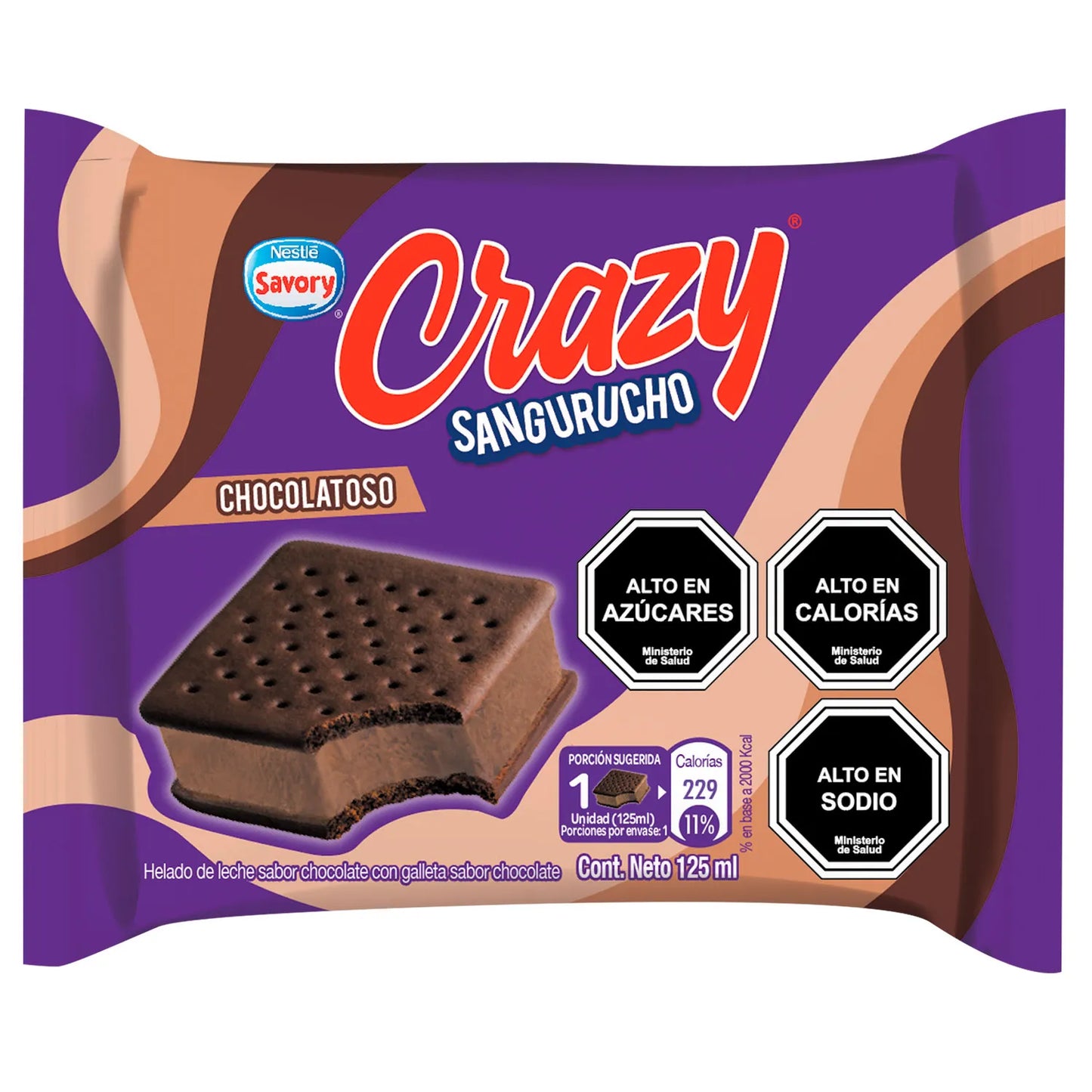 Crazy Sangurucho Chocolate 125 Gr