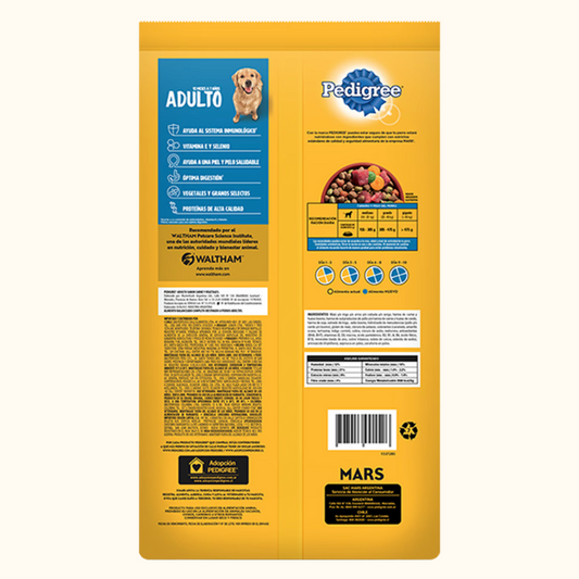 Alimento para Perro Adulto Pedigree Sabor Carne Vegetales 8 Kg