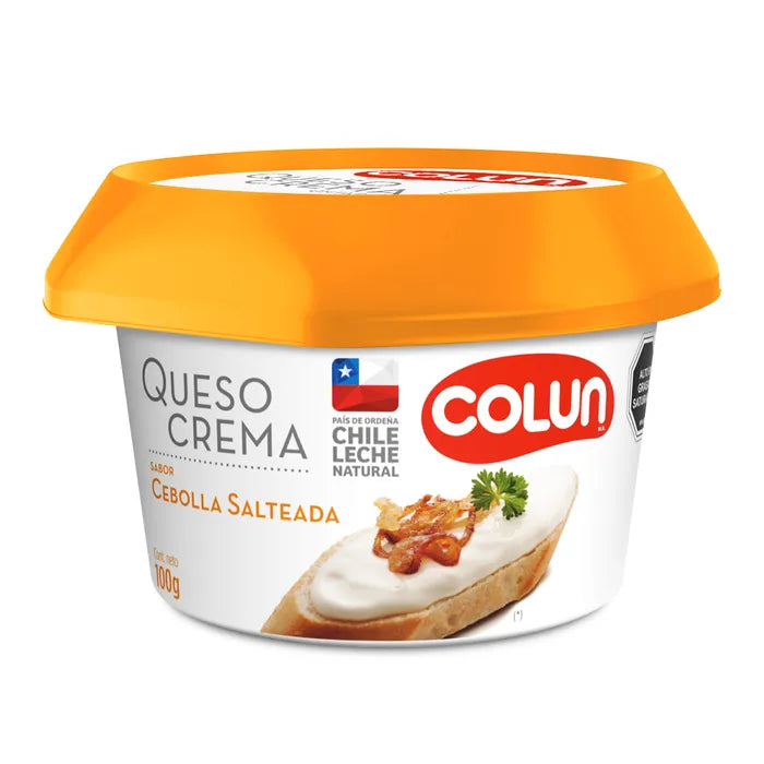 Queso Crema Cebolla Salteada Colun 100 Gr
