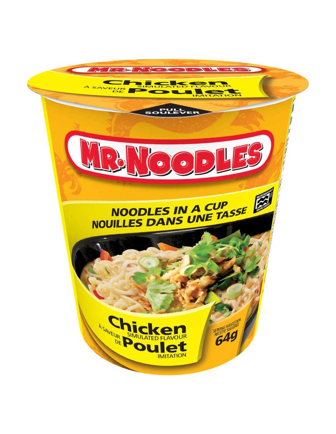Sopa Instantánea Mr. Noodles Pollo 64 Gr