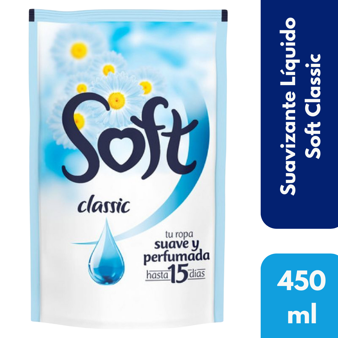 Suavizante Líquido Soft Classic 450 Ml