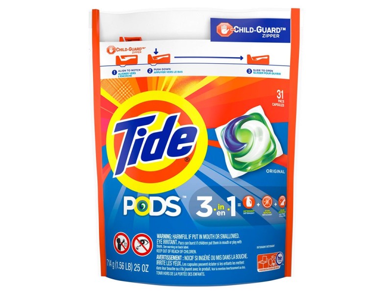 Tide Pods 3 En Uno 31 Cápsulas