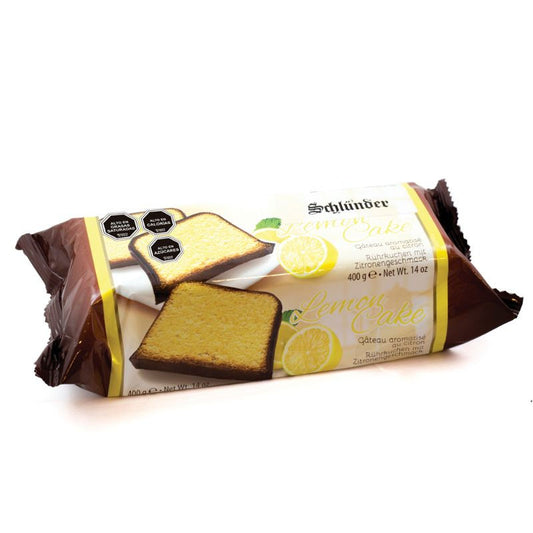 Queque Schlünder de Limón Bañado en Chocolate 400 Gr