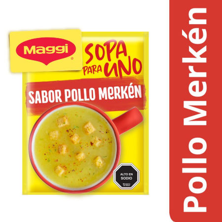 Sopa Para Uno Pollo Merkén Maggi 16 Gr