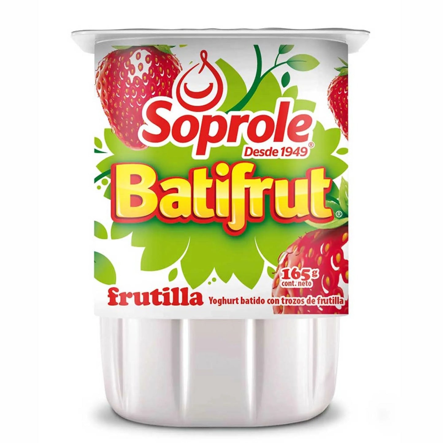 Yoghurt Batifrut Frutilla Soprole 165 Gr