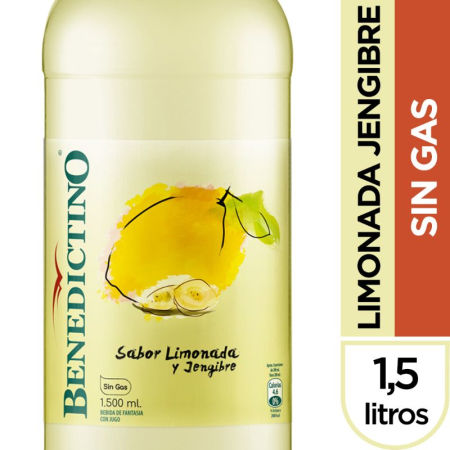 Benedictino Sabor Limonada Jengibre 1.5 Lt