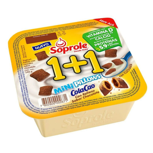 Yoghurt con Cereal 1+1 ColaCao Mini Pillows 150 g